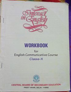 English (Communicative) Workbook Class 10th Ncert