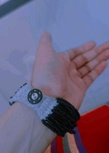 Black Beaded Bracelet