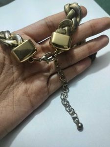 Vintage Gold Braided Necklace