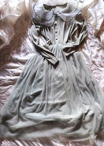 Vintage Style Green Tulle Dress