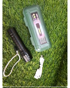 💥 Rechargeable Usb Charge LED Tourch Light 2 In 1 Pack Of 1