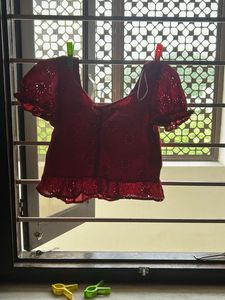 red crop top