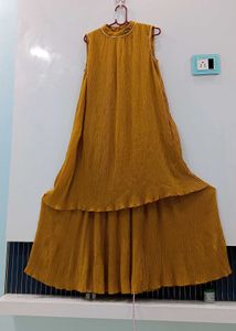 Mustard Tiered Dress