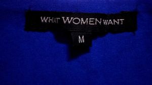 What Women Want Blue Lace Detail Dress