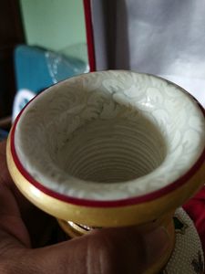 Marble Meenakari flower vase