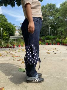 Polka Dot Bucket Bag