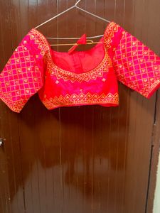 Pink Embroidered Blouse
