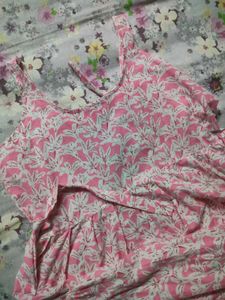 Cotton Floral Print Frock DAILYWEAR