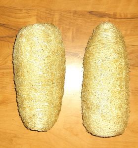 Pack Of 2 Natural Loofah
