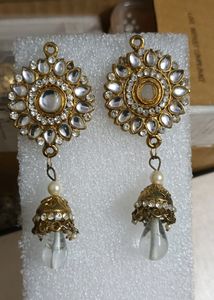 Kundan Earring One Dimond Missing