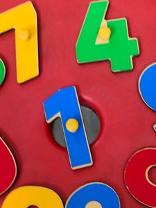 Wooden Practice Board Numbers