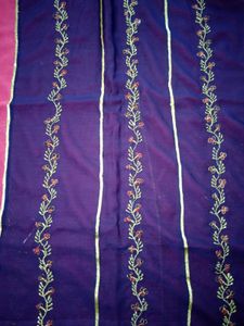 NEW -- Pink Saree Blue Pallu - with Blouse Piece