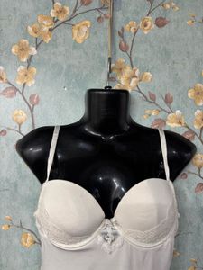 White Lace Padded Top