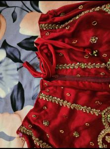 Bridal Red Lehenga +Choli Set