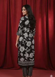 Floral Print Kurta with Pant