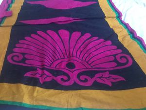 Brand PSR Cotton Silk Saree With Blouse