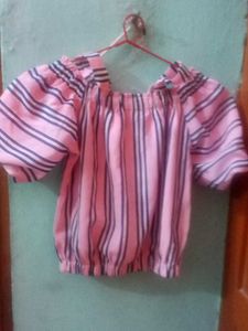 Striped Pink Top