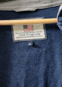 Jockey USA Originals Hoodie Blue Grey