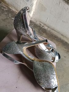 TOTE&#39;S GALLORE Stylish Silver Heel(39)