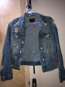 Ripped Denim Jacket