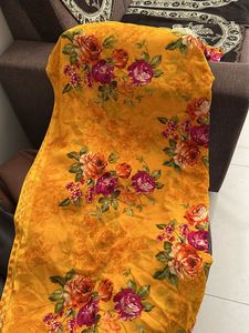 Daily Wear Mustard Yellow Saree