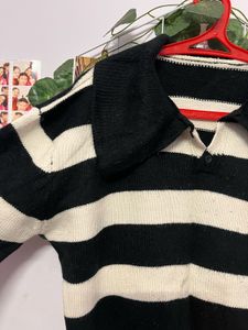 Striped Knit Sweater