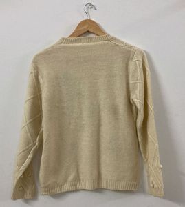 Floral Embroidered Sweater