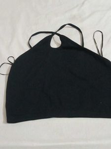 Black Halter Top