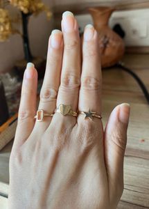 Fashion Rings (Set Of 3)