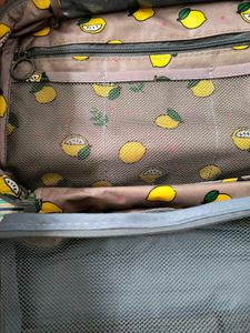House Of Quirk - Lemon Print Pouch