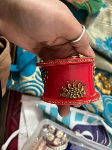 Red & Gold Bangle Set
