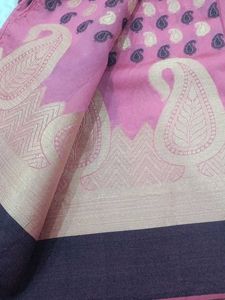 Pink Banarasi Saree