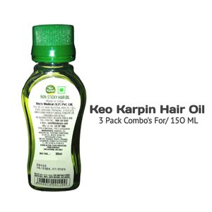 Combo Pack Of 4 KEO KARPIN HAIR OIL