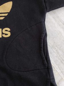 Adidas Black &amp; Gold Hoodie