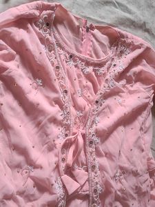 Embroidery Kurta With Palazzo Set For Women