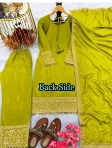 New/Unused Embroidery Kurta Set With Heavy Dupatta