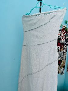 Elegant Grey Bodycon Dress