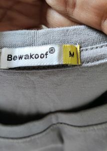 Women&#39;s Bewakoof Tshirt Dress Size M 100% Cotton