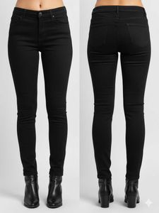 Black Jeans Slim Fit Denim Pants