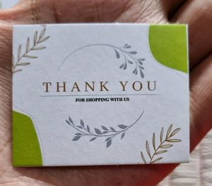 Small And Cute Thank You CARD 😊