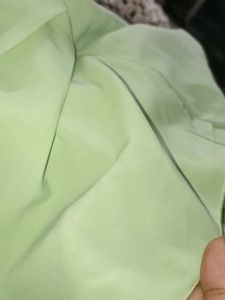 Green Flutter Sleeve Top
