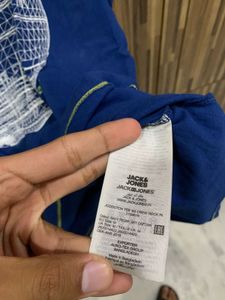 Blue Graphic Print T-Shirt