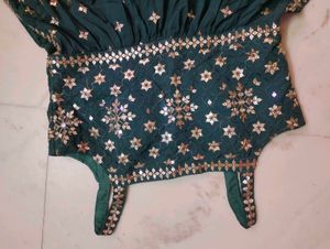 Green Lehenga Choli Set