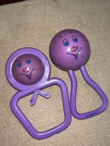 Vintage Mattel Hello Ball Rattle Toys