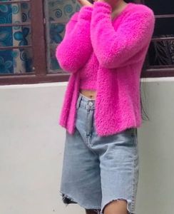 Denim Bermuda Shorts