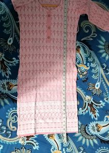 ELEGANT PEACH KURTA