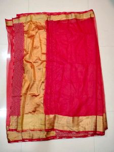 Red &amp; Gold Sari