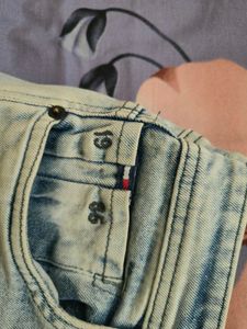 Sky Blue Baggy Jeans