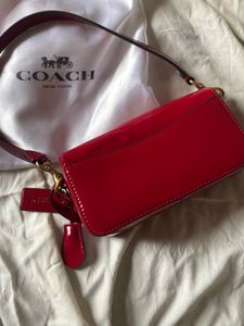 Coach Cherry Red Tabby Shoulder Bag
