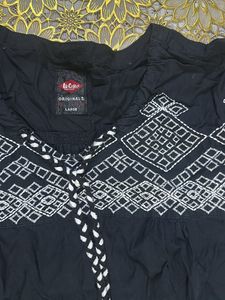 black top kurta type slightly used
